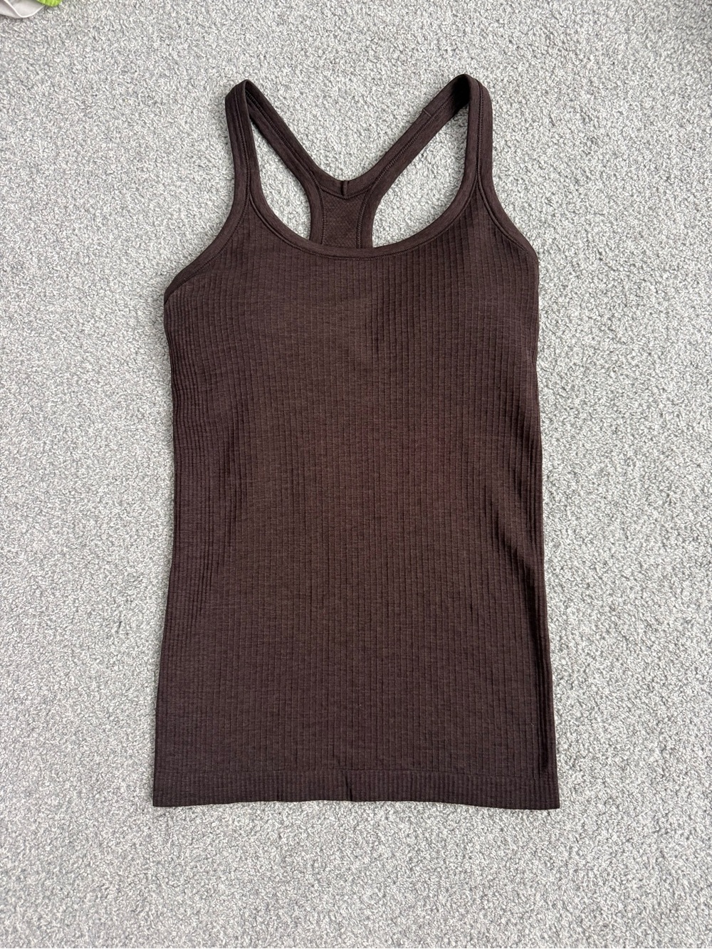 Lululemon Ebb to Street Ribbed Racerback Tank Top - Brown